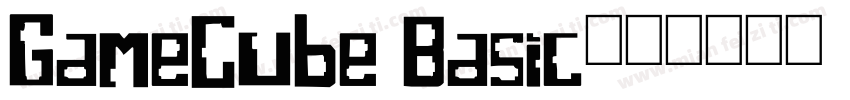 GameCube Basic字体转换